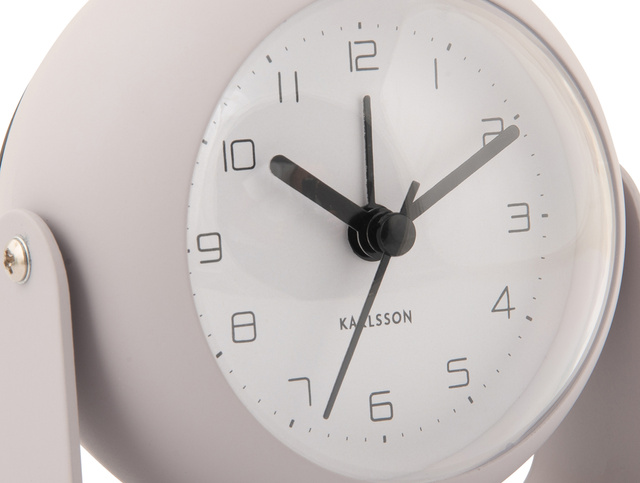 Ceas deșteptător analogic BUNKY, Ø 9 cm