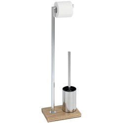 Suport perie WC si hârtie igienica Marla, 74x22x15 cm, Wenko