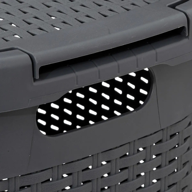 Cos de rufe inalt din plastic, 60 l