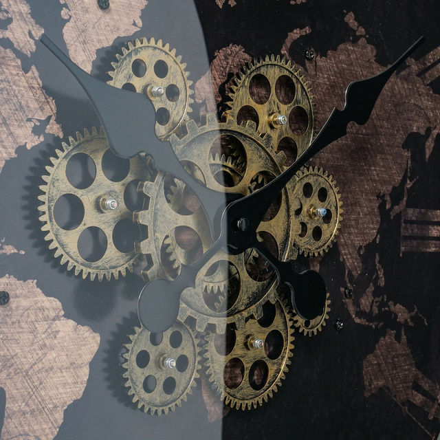 Ceas de perete cu mecanism vizibil Rodas, Ø 57 cm