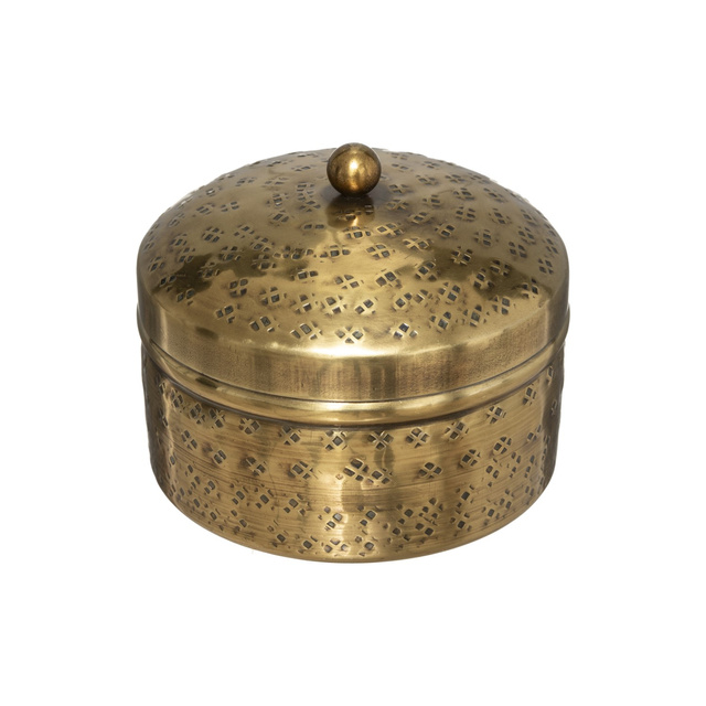 Cutii pentru bijuterii OASIS, 2 piese, metal, auriu