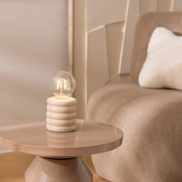 Lampă de masă PERRY bec, Ø 9 cm