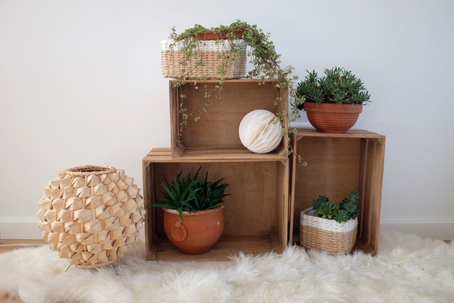 Cutie depozitare VINTAGE Zeller, Lemn, 25 x 20 cm, Maro