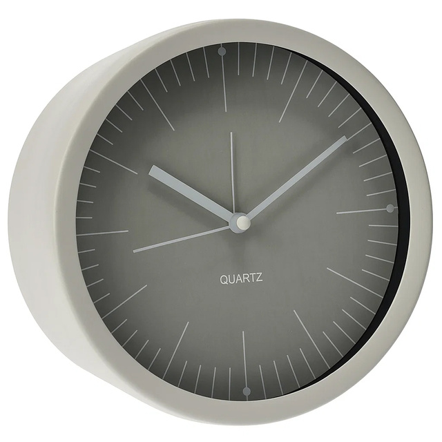 Ceas de birou GIST, cadran minimalist, Ø 15, gri