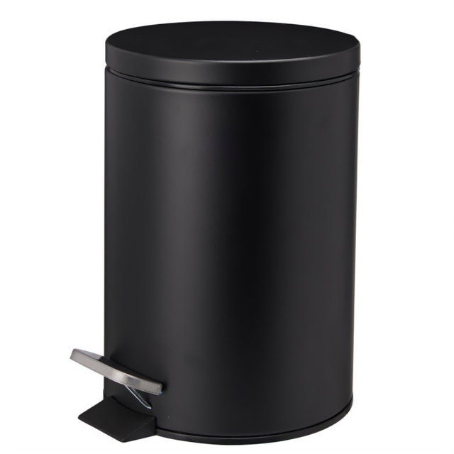 Coș de gunoi NONI, metalic, cu capac, 3 l