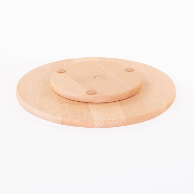 Tavă rotativă pentru servire, lemn de fag, Ø 35 cm