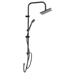 Coloana de dus, cap de dus cu efect de ploaie, inox, inaltime 80 cm