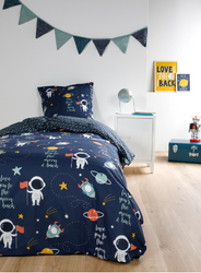 Lenjerie de pat pentru copii COSMOS, 100% bumbac, 140 x 200 cm