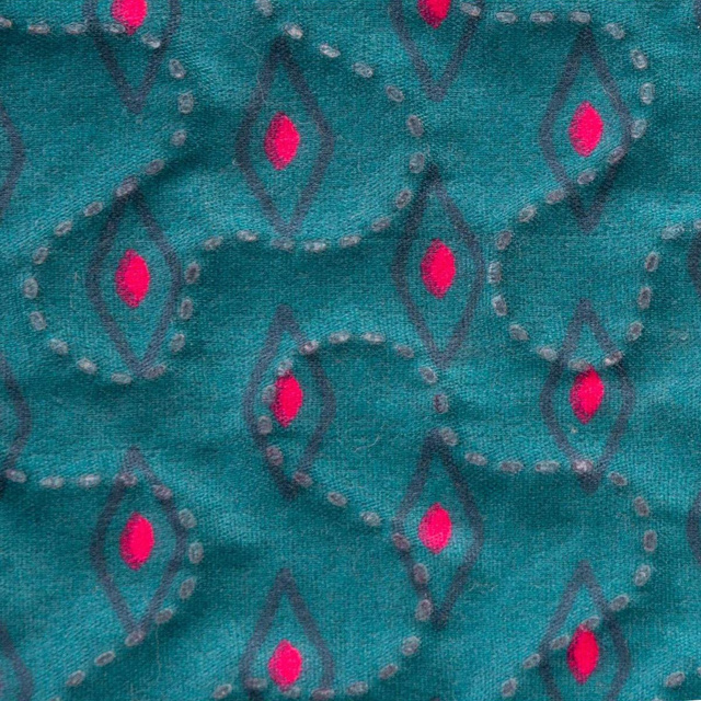 Cuvertură de pat cu două fețe, model junglă, 240 x 220 cm