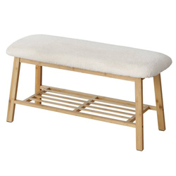 Bancă pentru  pantofi Benja,  cadru din bambus