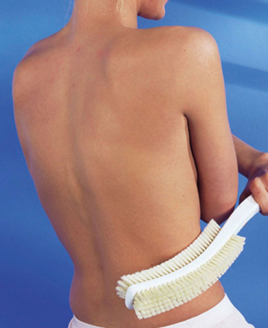 Perie de masaj cu peri naturali