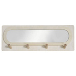 Cuier pentru hol, cu oglinda, Simplicity, 75 x 47 cm