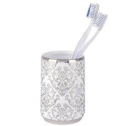 Suport pentru periuțe de dinți BAROCK SILVER, WENKO
