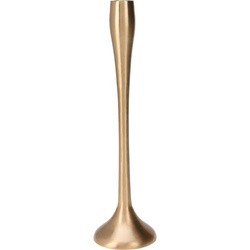 Candelabru auriu pentru o lumânare, 8,5 x 31 cm
