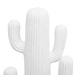 Ornament cactus exterior Rodrigo 58 cm înălțime alb