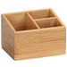 Organizator 3 compartimente pentru baie TERRA, 12x9x8,5 cm, WENKO