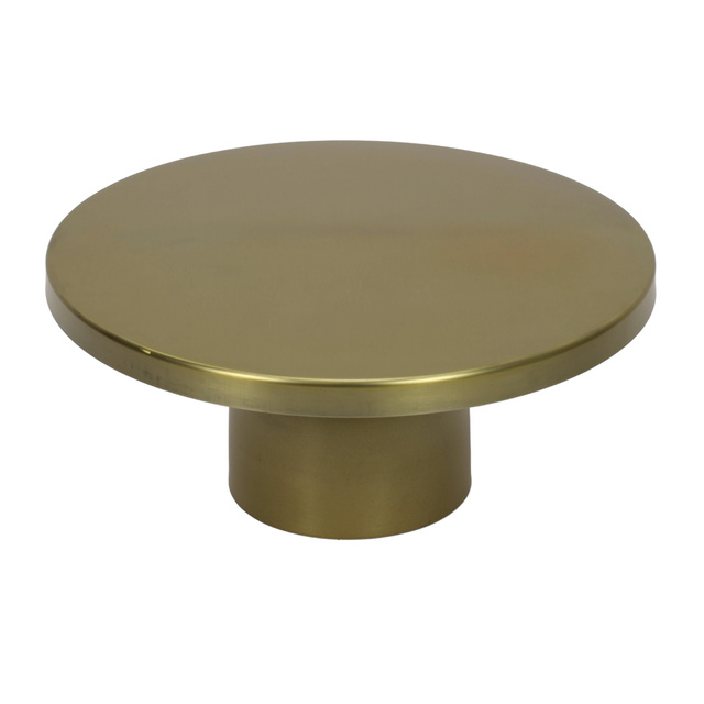 Platou pentru prăjituri ZACE cu picior, auriu, Ø 30 cm