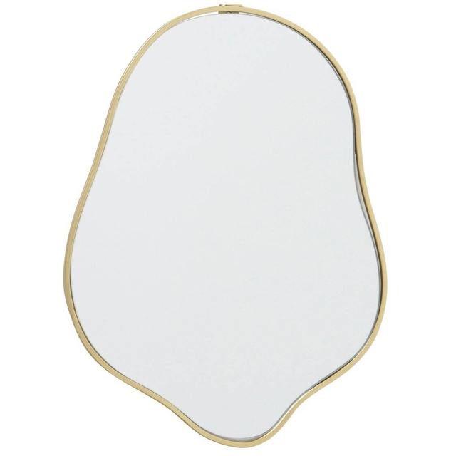 Oglinda in rama aurie Catteleya, forma neregulata, 32 x 25 cm