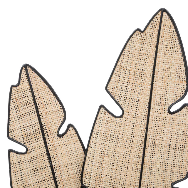 Decoratiune de perete frunze de palmier, 27 x 73 cm