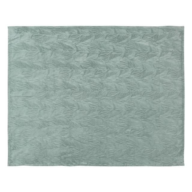 Pătură flanelată periată Ryo albastră 125 x 150 cm