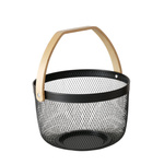 Coș decorativ metalic KOLEO, Ø 17 cm