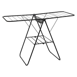 Suport de uscare pliabil cu coș pentru articole mici, 2 niveluri, 5five Simply Smart