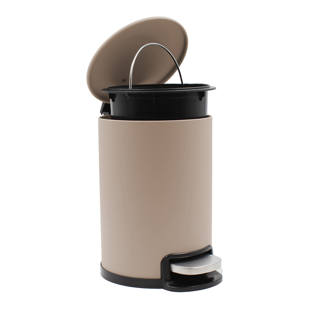 Coș de gunoi de baie cu închidere moale, 3 l, METALINE