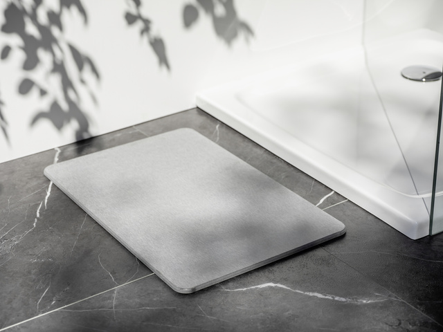 Covor de baie SIMI, 60 x 39 cm, gri, WENKO