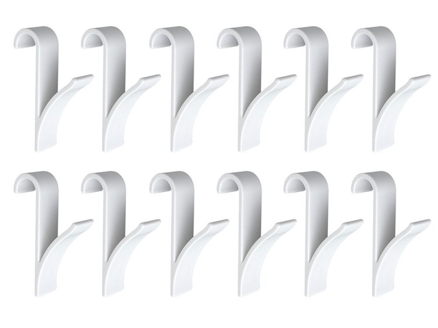 Cârlige, umerase pentru un calorifer cu aripioare, 12 bucăți într-un set, WENKO