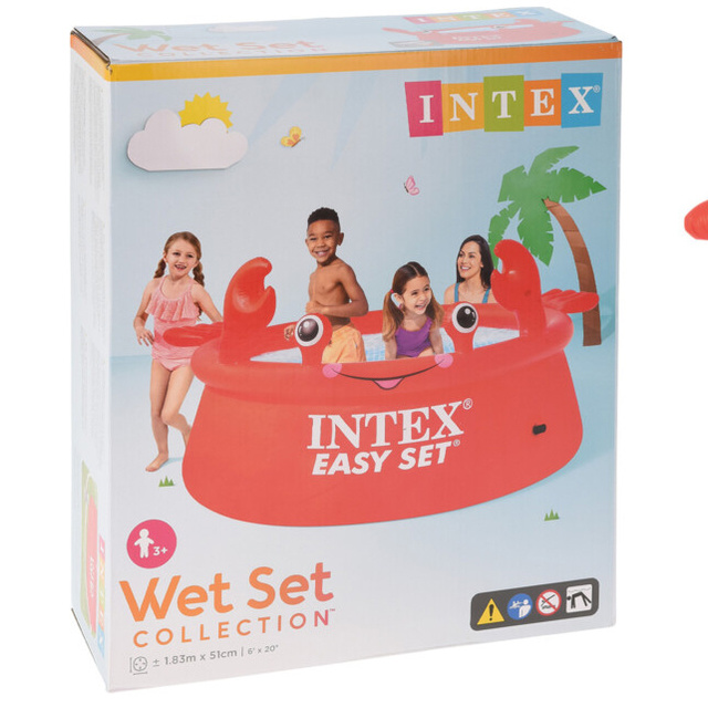 Piscina gonflabila in forma de crab, 880 l, 183 x 51 cm