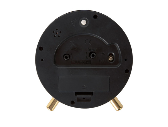 Ceas deșteptător glamour GOLD DISC, Ø 11 cm