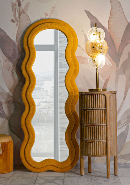 Comodă îngustă GOTEBORG cu mai multe sertare, look scandinav, înălțime 82 cm