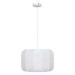 Lampă de tavan TOBIE cu abajur din bumbac, Ø 35 cm