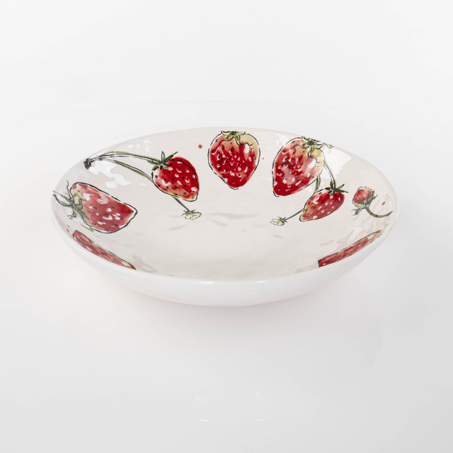 Bol cu model capsuni Strawberry, Ø 34 cm