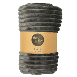 Pătură din flanel 160 x 130 cm, gri