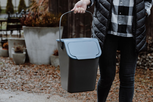 Set containere deșeuri, 4 bucăți, 25l, BINI