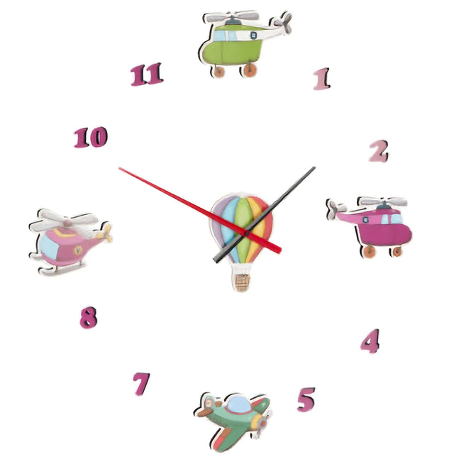 Ceas DIY pentru camera copilului VIB, model 3