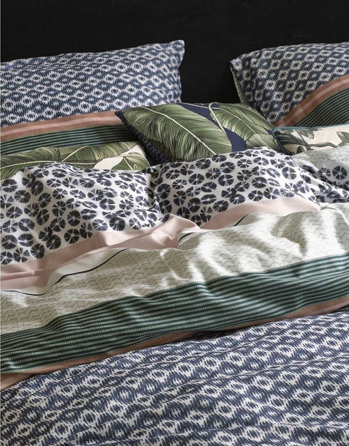 Set de lenjerie de pat din bumbac satinat, 100% bumbac, 140 x 220 cm, Essenza