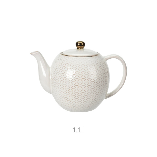 Ceainic din ceramică DUNE, 1,1 l