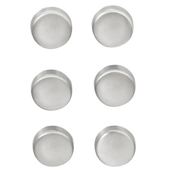 Magneti pentru notițe, oțel inoxidabil, 6 bucăți, ZELLER