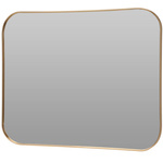 Oglinda dreptunghiulara in rama aurie, 45 x 35 cm