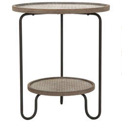 Masuta de cafea cu raft, 48 cm