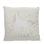 Perna decorativa cu unicorn, 40 x 40 cm
