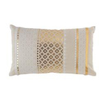 Perna decorativa din bumbac GAYA, model metalic, 30 x 50 cm