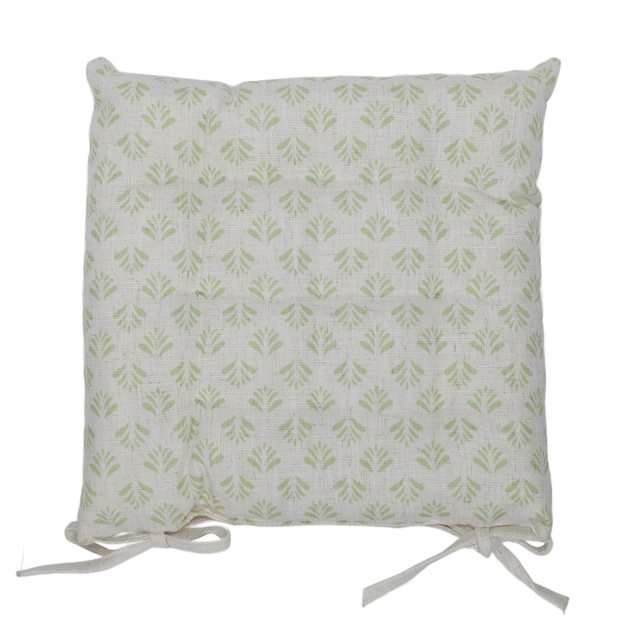 Perna de scaun cu model de plante, 40 x 40 cm