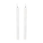 Lumânări de masă din ceară cu LED, 25 cm