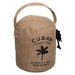 Stopper de ușă decorativ CUBA, pânză, bej, 15 x 17 cm