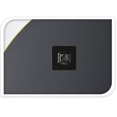 Oglinda rotunda in cadru minimalist, Ø 55 cm