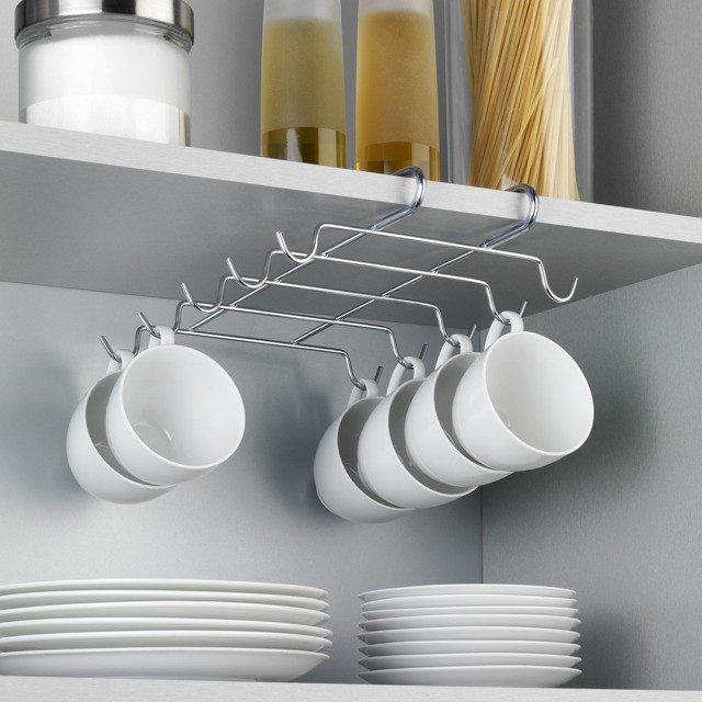 Suport de bucătărie pentru căni, cești - poate găzdui până la 10 bucăți, WENKO