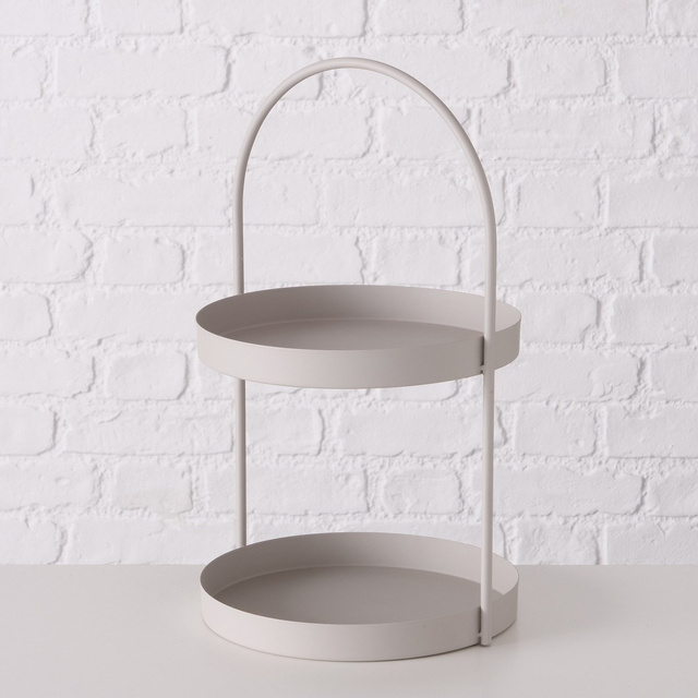 Raft metal Joko, două rafturi, 44 x 27 cm